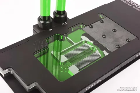 Photo de Liquide pour Watercooling Alphacool Eiswasser Crystal 1L (Transparent Vert)