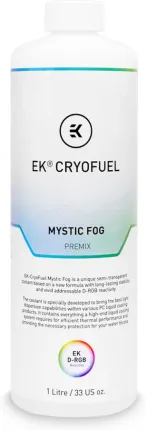 Photo de Liquide pour Watercooling Ekwb EK-CryoFuel Mystic Fog Premix 1L (Transparent Blanc)