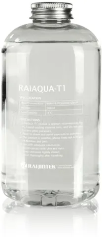 Photo de Liquide pour Watercooling Raijintek Raiaqua 0.5L Transparent  (+ colorants)