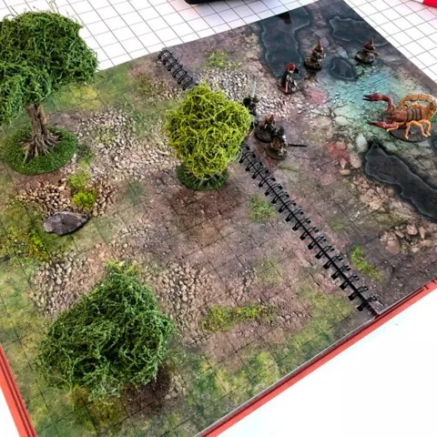 Photo de Livre de combat 1 Fantasy : Cartes de Combat Réinscriptibles pour jeux de rôle sur table