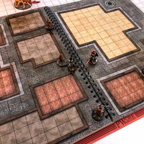 Photo de Livre de combat 1 Fantasy : Cartes de Combat Réinscriptibles pour jeux de rôle sur table