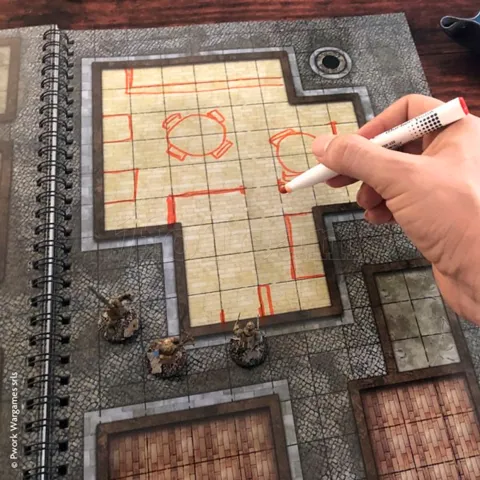 Photo de Livre de combat 1 Fantasy : Cartes de Combat Réinscriptibles pour jeux de rôle sur table