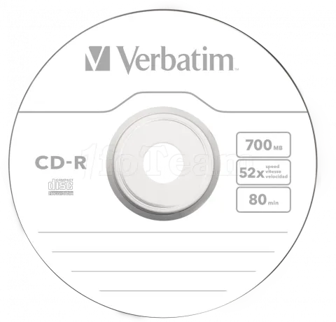 Photo de Lot de 10 CD-R Verbatim Extra Protection - 700Mo