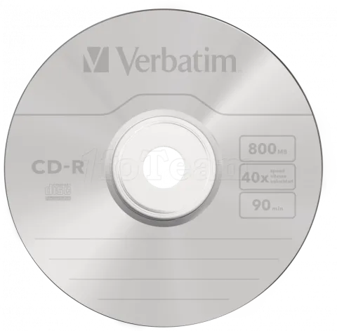 Photo de Lot de 10 CD-R Verbatim High Capacity - 800Mo