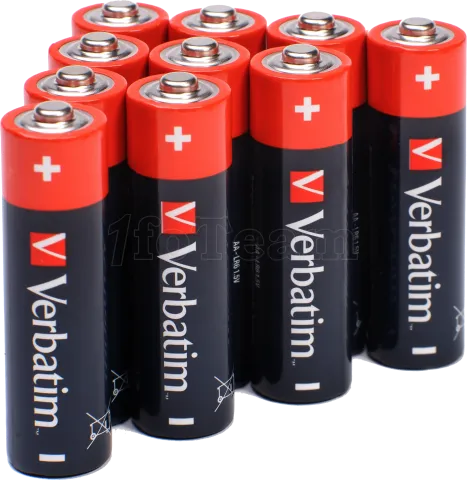 Photo de Lot de 10 piles Alcaline Verbatim Premium type AA (LR6) 1,5V