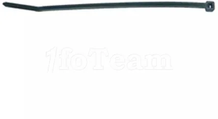 Photo de Lot de 100 Colliers plastique/Serre câble - 200x3,5mm (Noir)