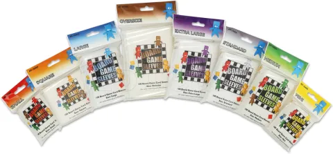 Photo de Lot de 100 Sleeves Board Game 82x124mm (Transparent)