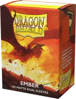 Photo de Lot de 100 Sleeves Dragon Shield Dual Matte (Ember)