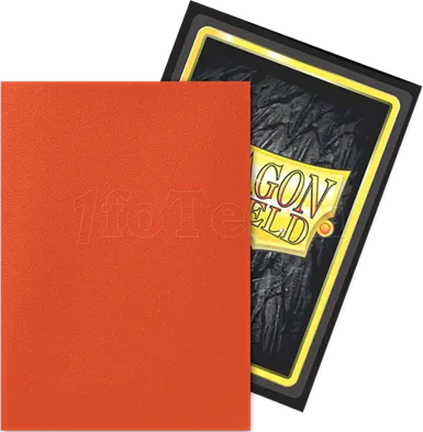 Photo de Lot de 100 Sleeves Dragon Shield Dual Matte (Ember)