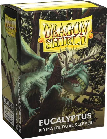 Photo de Lot de 100 Sleeves Dragon Shield Dual Matte (Eucalyptus Lehel)