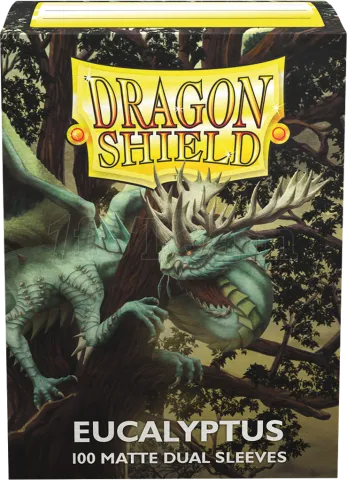 Photo de Lot de 100 Sleeves Dragon Shield Dual Matte (Eucalyptus Lehel)