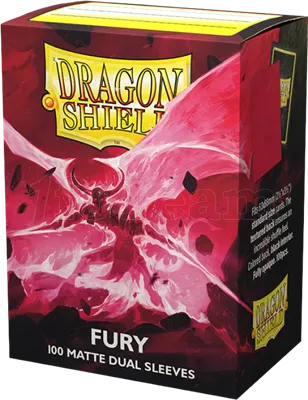 Photo de Lot de 100 Sleeves Dragon Shield Dual Matte (Fury)