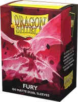 Photo de Lot de 100 Sleeves Dragon Shield Dual Matte (Fury)