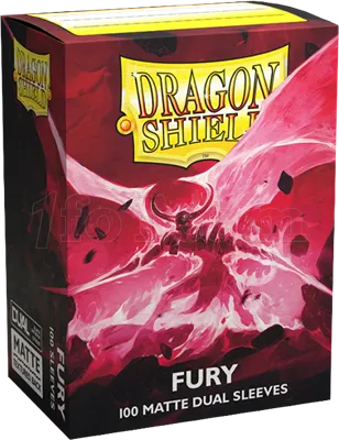 Photo de Lot de 100 Sleeves Dragon Shield Dual Matte (Fury)
