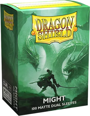 Photo de Lot de 100 Sleeves Dragon Shield Dual Matte (Might)
