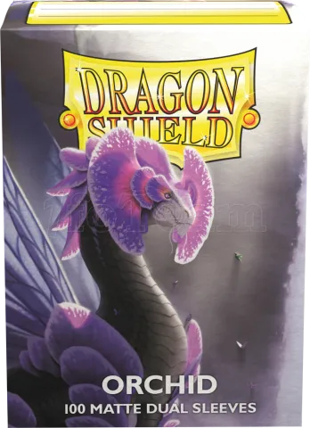 Photo de Lot de 100 Sleeves Dragon Shield Dual Matte (Orchid Emme)