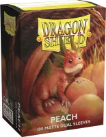 Photo de Lot de 100 Sleeves Dragon Shield Dual Matte (Peach)