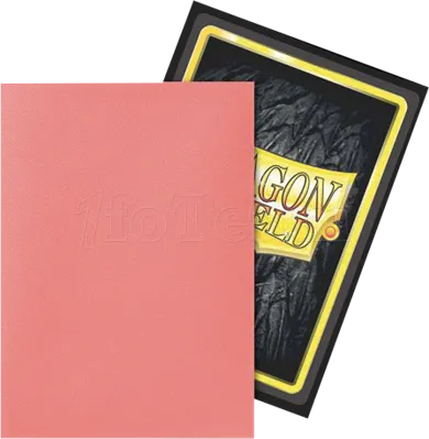 Photo de Lot de 100 Sleeves Dragon Shield Dual Matte (Peach)