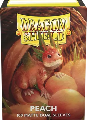 Photo de Lot de 100 Sleeves Dragon Shield Dual Matte (Peach)