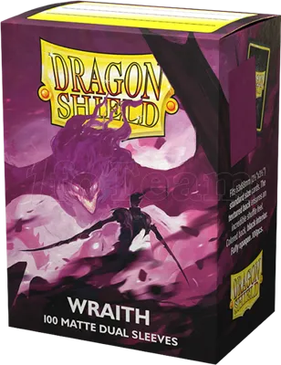 Photo de Lot de 100 Sleeves Dragon Shield Dual Matte (Wraith)