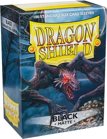 Photo de Lot de 100 Sleeves Dragon Shield Matte (Black)