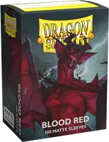 Photo de Lot de 100 Sleeves Dragon Shield Matte (Blood Red)