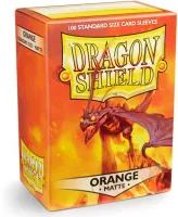 Photo de Lot de 100 Sleeves Dragon Shield Matte (Orange)