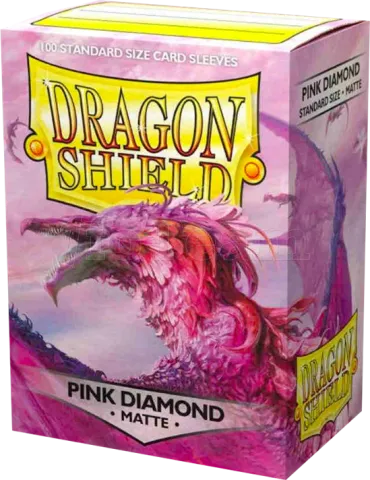 Photo de Lot de 100 Sleeves Dragon Shield Matte (Pink Diamond)