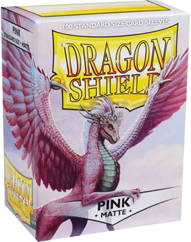 Photo de Lot de 100 Sleeves Dragon Shield Matte (Pink)