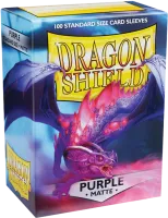 Photo de Lot de 100 Sleeves Dragon Shield Matte (Purple)