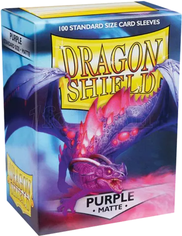 Photo de Lot de 100 Sleeves Dragon Shield Matte (Purple)
