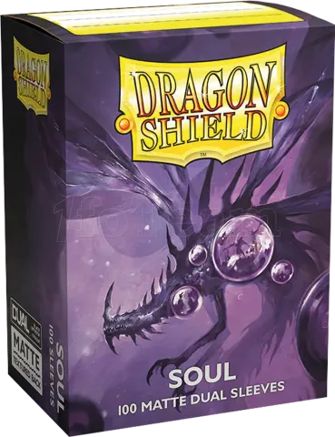 Photo de Lot de 100 Sleeves Dragon Shield Matte (Soul)