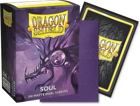 Photo de Lot de 100 Sleeves Dragon Shield Matte (Soul)