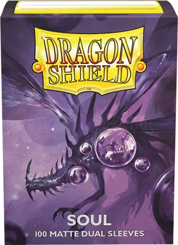 Photo de Lot de 100 Sleeves Dragon Shield Matte (Soul)