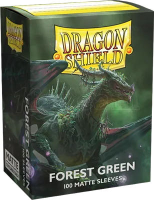 Photo de Lot de 100 Sleeves Dragon Shield Standard Size (Forest Green)