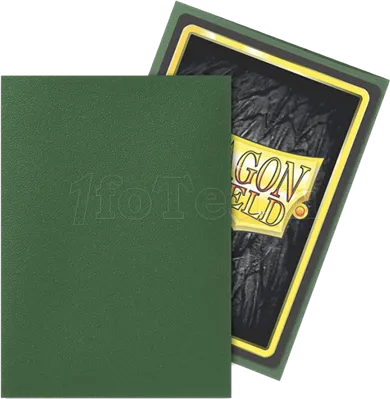 Photo de Lot de 100 Sleeves Dragon Shield Standard Size (Forest Green)