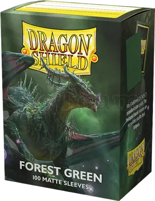 Photo de Lot de 100 Sleeves Dragon Shield Standard Size (Forest Green)