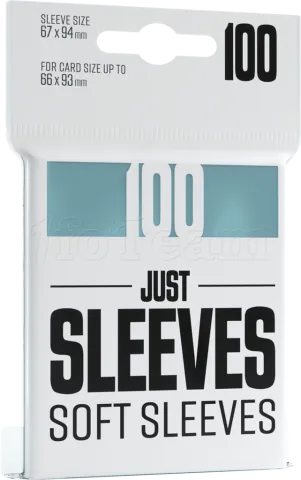 Photo de Lot de 100 Sleeves Just Sleeves 63x88mm Soft Sleeves