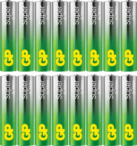 Photo de Lot de 16 piles Alcaline GP Batteries Super type AAA (LR03) 1,5V