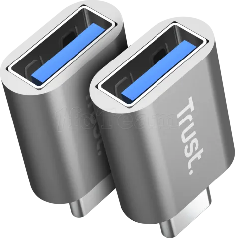 Photo de Lot de 2 Adaptateurs Trust Calyx USB-C/A  (Noir)