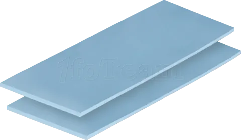 Photo de Lot de 2 Pads Thermiques Arctic TP-3 200x100x1,5mm (Bleu)