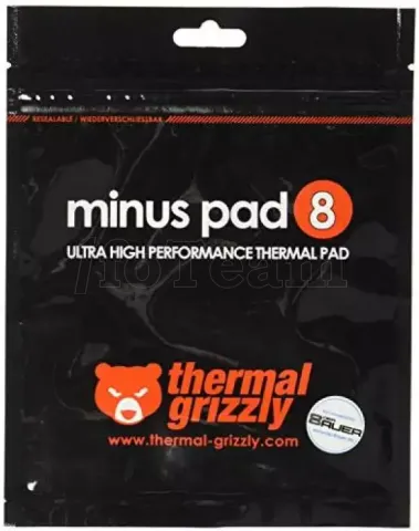 Photo de Lot de 2 Pads Thermiques Thermal Grizzly Minus Pad 8 120x20x1mm (Rose)