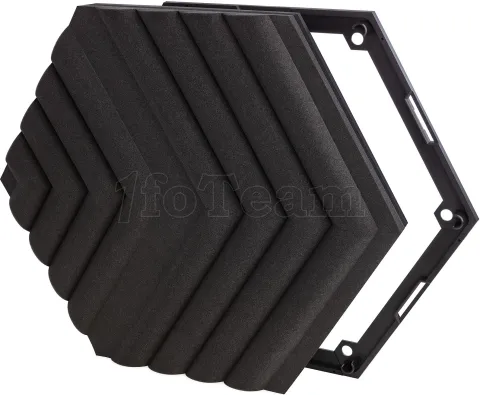 Photo de Lot de 2 Panneaux acoustiques Elgato Wave Panels Extension Set 491x426x47mm (Noir)