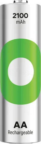 Photo de Lot de 2 piles rechargeables GP Batteries ReCyko type AA (LR6) 2100mAh