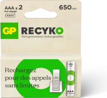Photo de 2x GP ReCyko AAA 650mAh