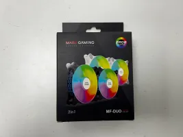 Photo de Lot de 2 Ventilateurs boitier Mars Gaming MF-Duo RGB - 12cm (Noir) - ID 199599