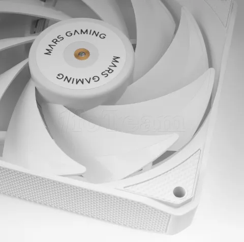 Photo de Lot de 2 Ventilateurs boitier Mars Gaming MF-NCLX2 - 12cm (Blanc)
