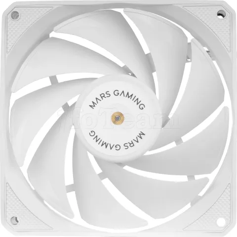 Photo de Lot de 2 Ventilateurs boitier Mars Gaming MF-NCLX2 - 12cm (Blanc)