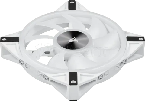 Photo de Lot de 2 Ventilateurs de boitier Corsair iCue QL140 RGB - 14cm (Blanc)