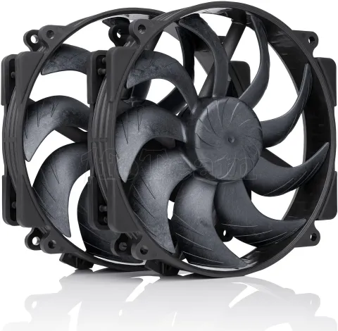 Photo de Lot de 2 Ventilateurs de boitier Noctua NF-A14x25r G2 - 14cm (Noir)
